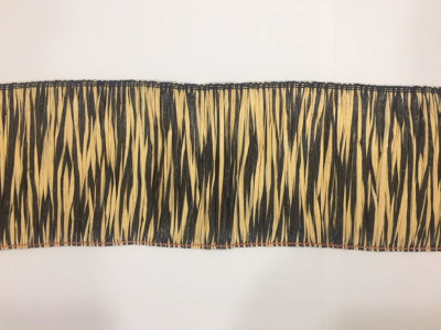 Raffia rojt mix 15 cm  hosszú - BLACK - FEKETE